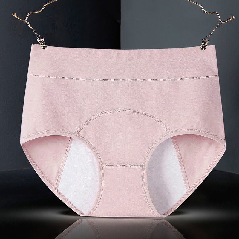 Women's Cotton High-waist Physiological Underwear