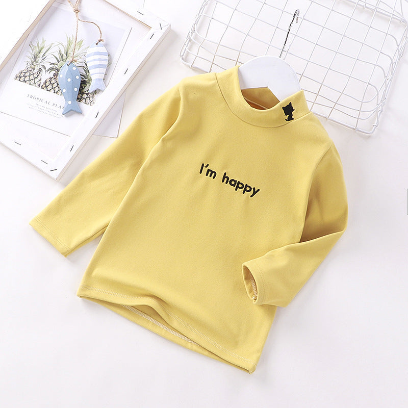 Children's long sleeve high neck T-shirt