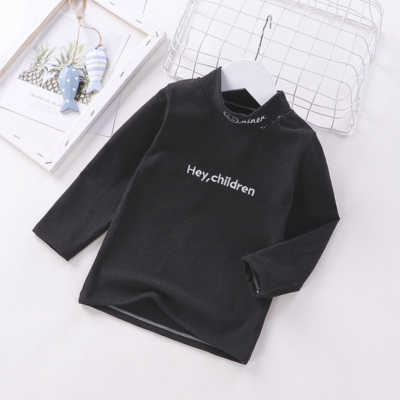 Children's long sleeve high neck T-shirt