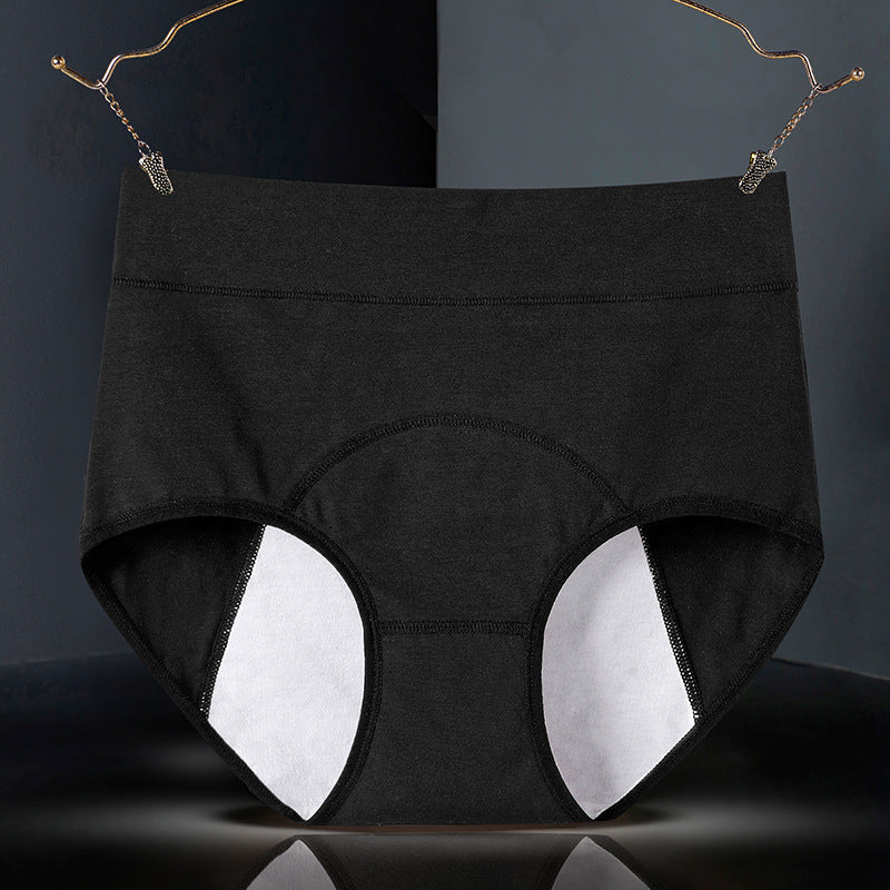 Women's Cotton High-waist Physiological Underwear