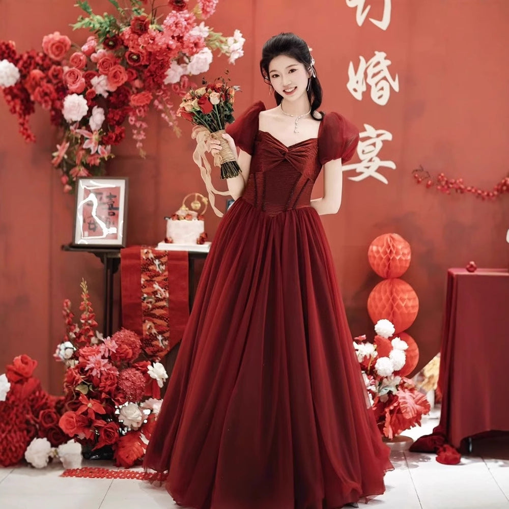 Red Is Beautiful Light Luxury High-end