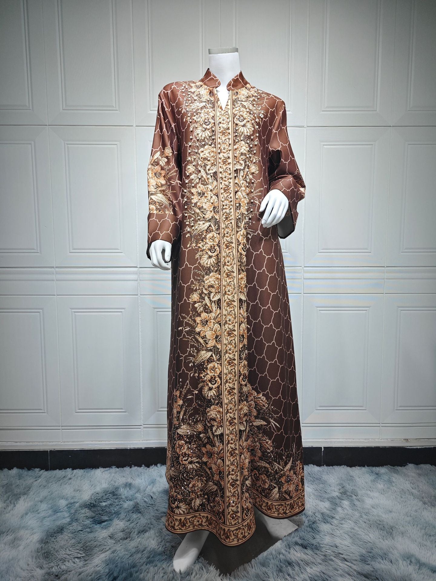Robe Dress Rhinestone Women's Clothing