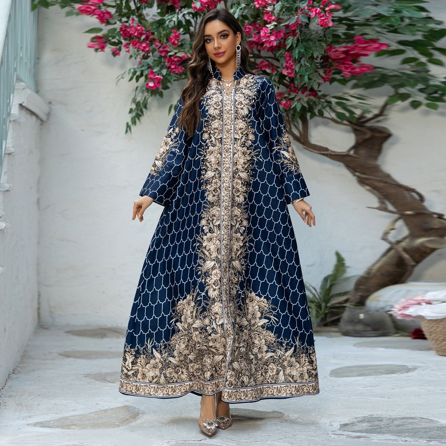 Robe Dress Rhinestone Women's Clothing