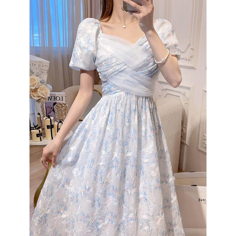 Romantic Aura High Sense Special-interest Design Scheming First Love Fairy Dress