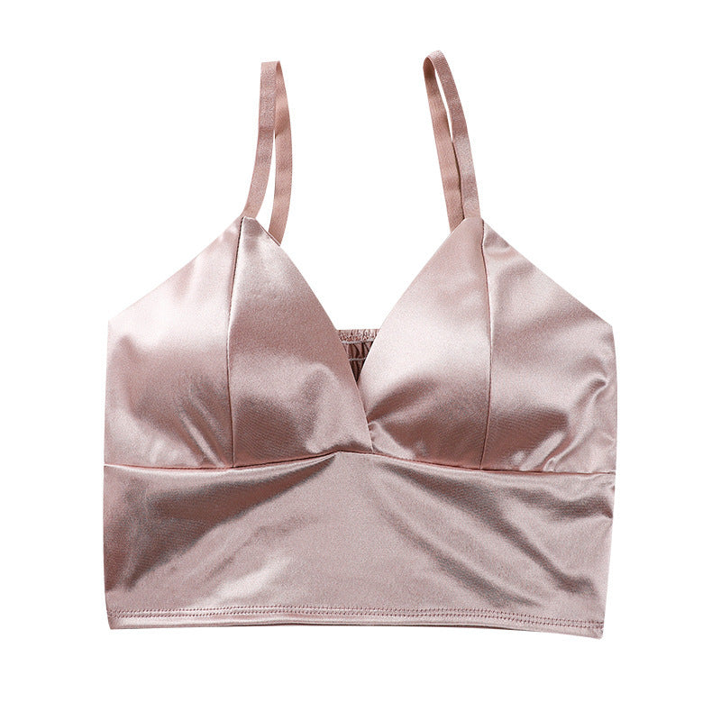 Women's Low Cut Sling Glossy Silk Underwear