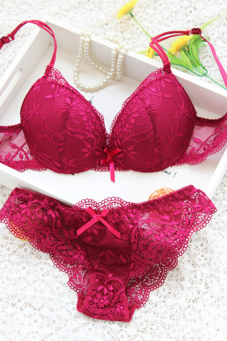 Japanese Sexy Girls Push Up Bra Ladies Underwear Set