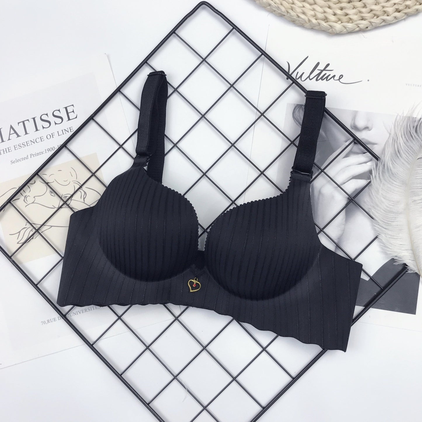 Ladies Fashion Mark One Piece No Steel Rings Receiving Breast Underwear