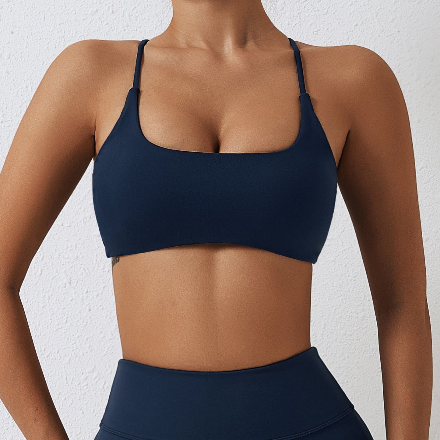 Cross Beauty Back Exercise Underwear Brushed Vest