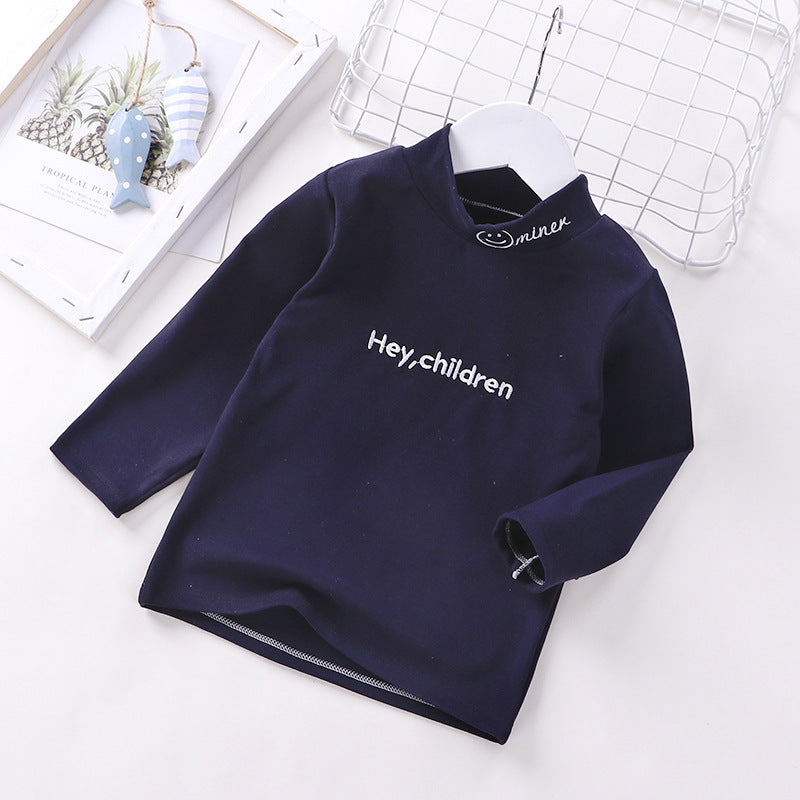 Children's long sleeve high neck T-shirt