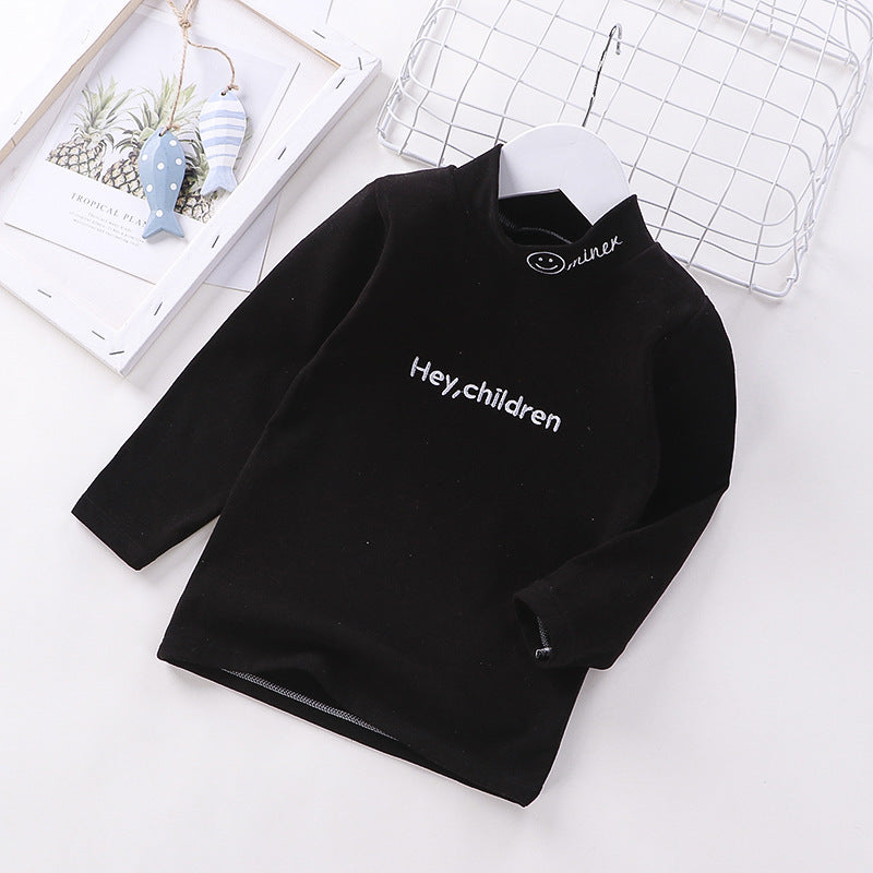 Children's long sleeve high neck T-shirt