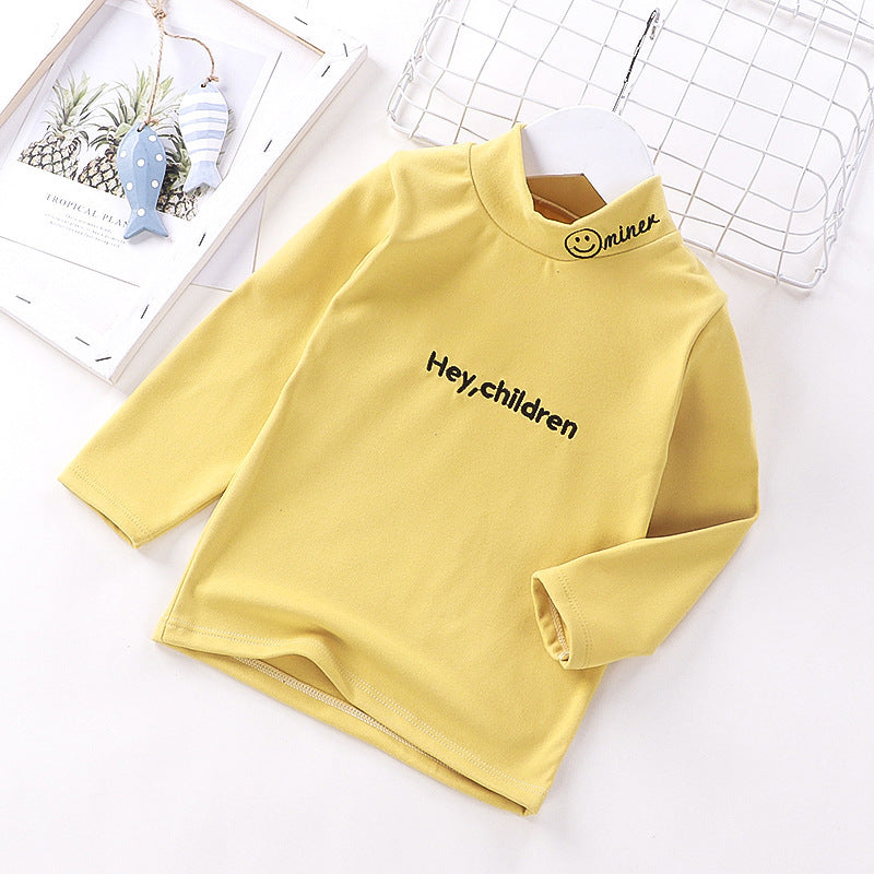 Children's long sleeve high neck T-shirt
