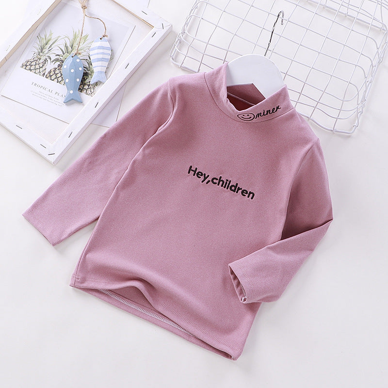Children's long sleeve high neck T-shirt