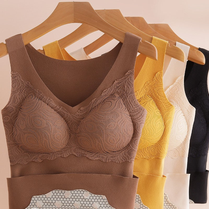 Autumn And Winter Ginger Self-heating Dralon Cationic Thermal Underwear