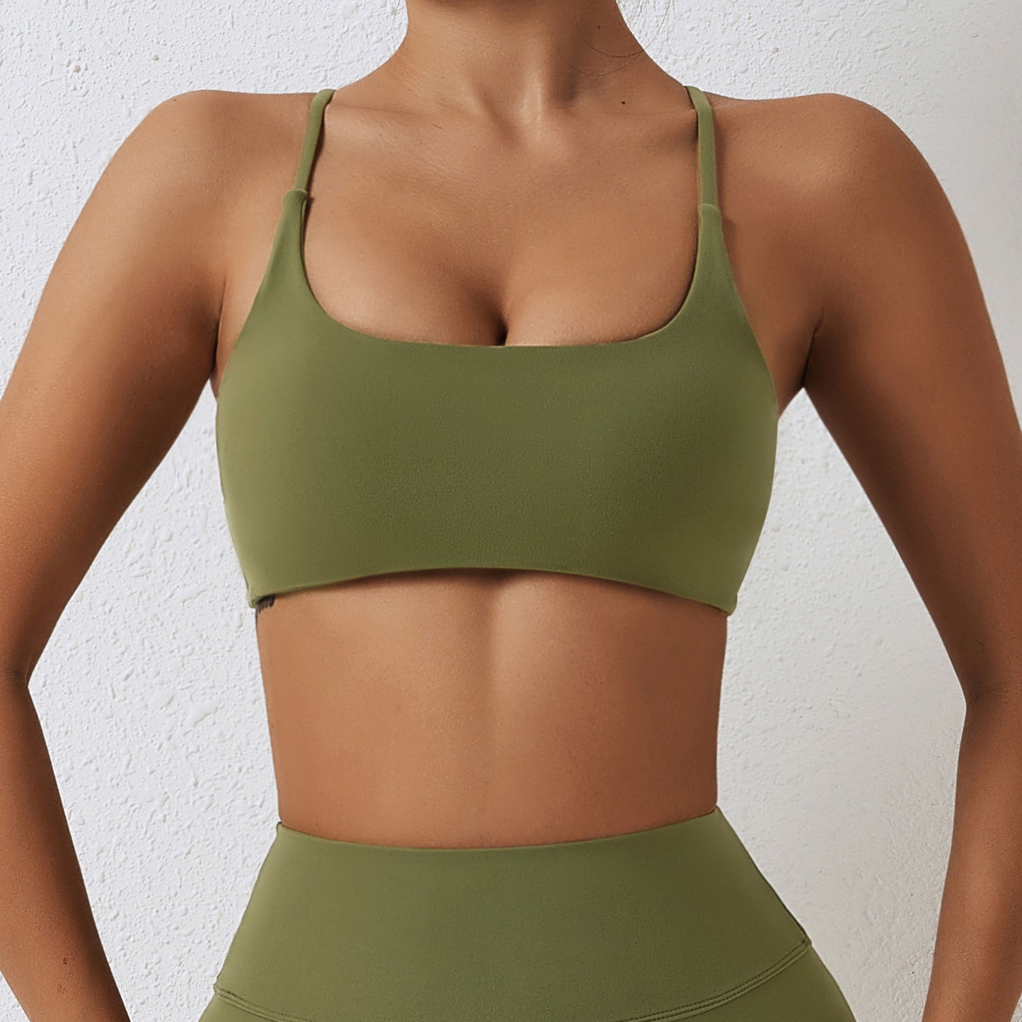 Cross Beauty Back Exercise Underwear Brushed Vest