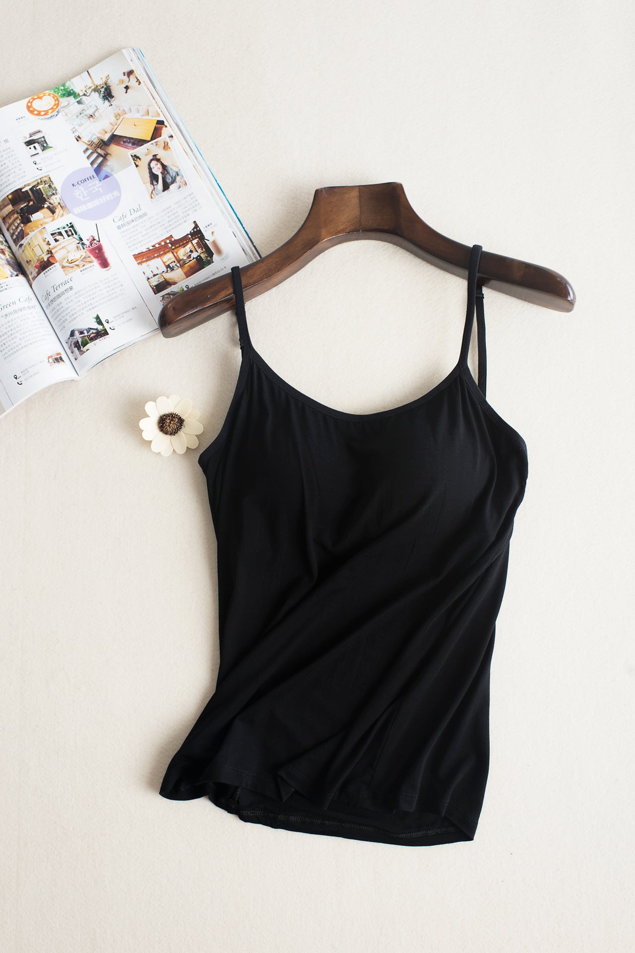 Women's Wear With Chest Pad Underwear Tank Top Mid-length Without Steel Ring
