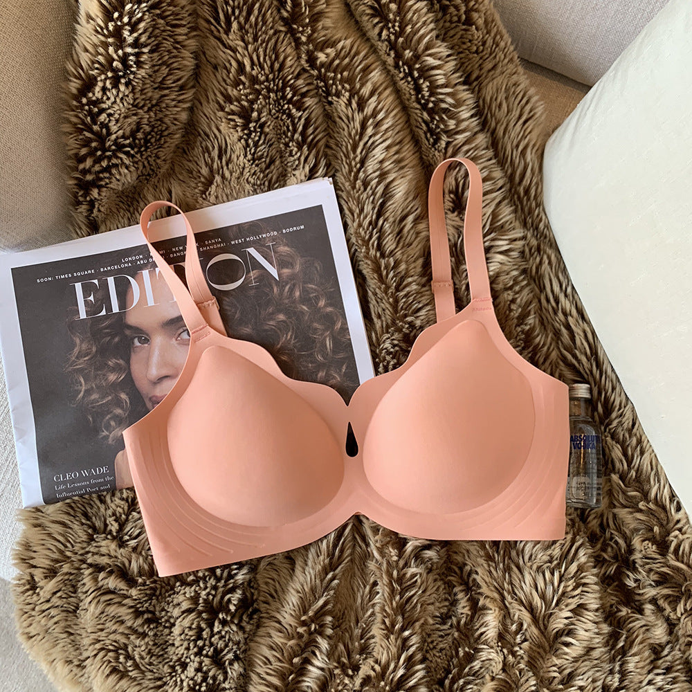 Jelly Strip Seamless Soft Support Summer Thin Underwear