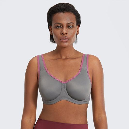 Women's Fashion Simple Shockproof Sports Underwear Bra
