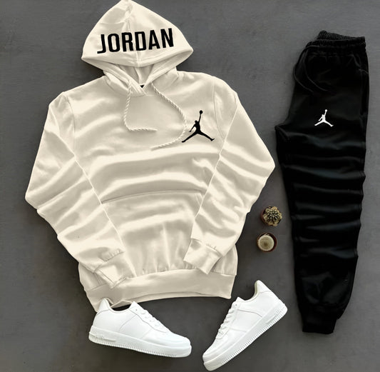 WHITE JORDAN HODDIE TROUSER TRACKSUIT