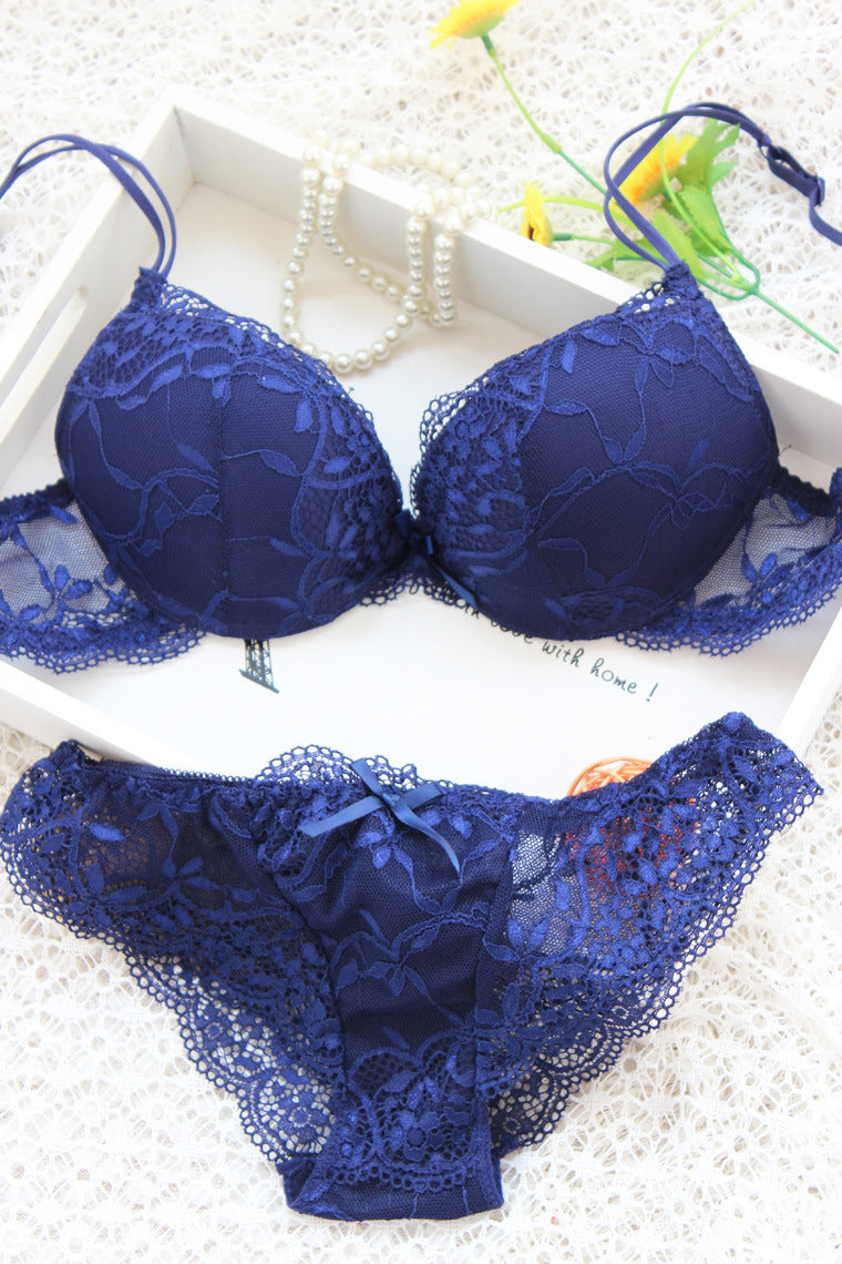 Japanese Sexy Girls Push Up Bra Ladies Underwear Set