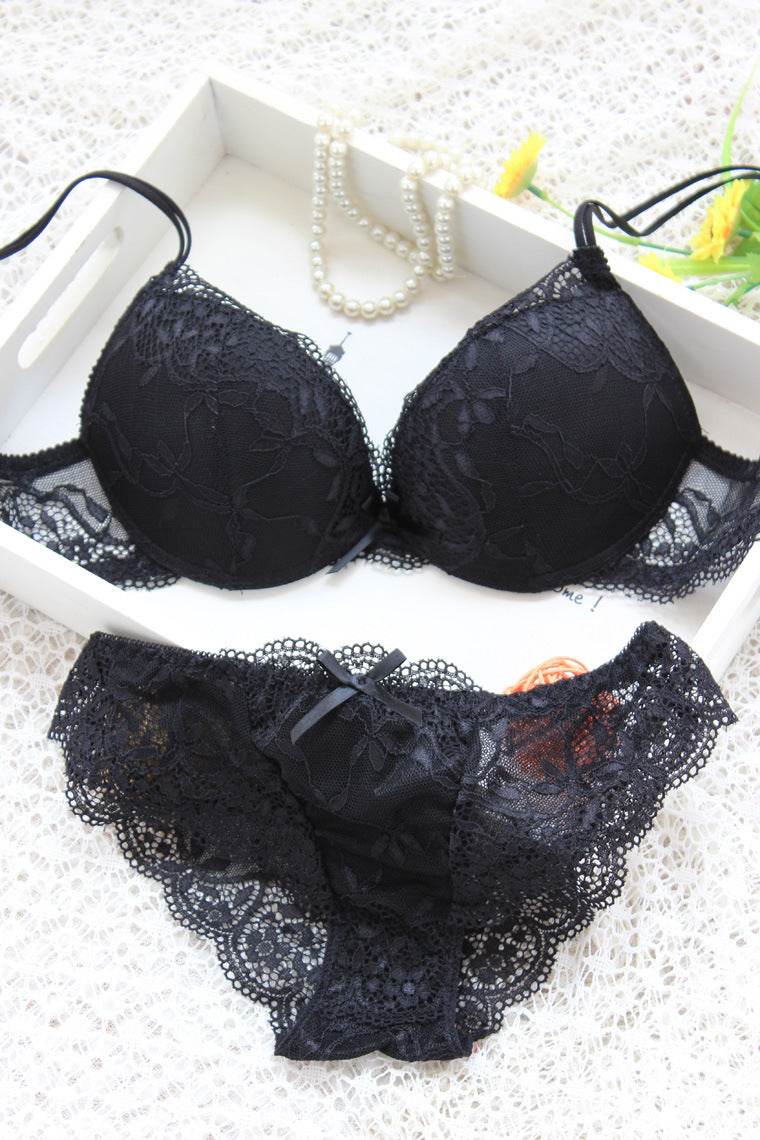 Japanese Sexy Girls Push Up Bra Ladies Underwear Set