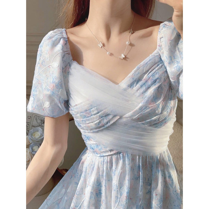 Romantic Aura High Sense Special-interest Design Scheming First Love Fairy Dress