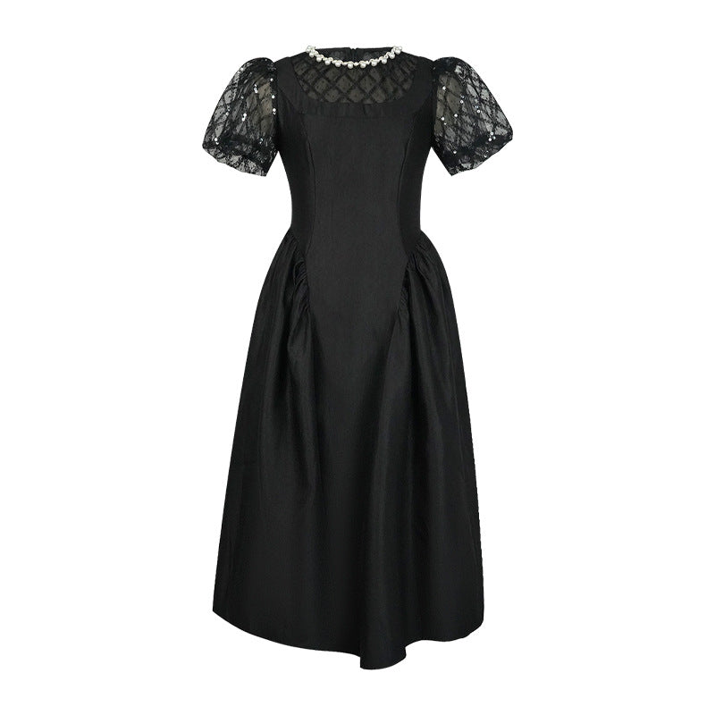 Retro Slimming Hepburn Style Little Black Dress