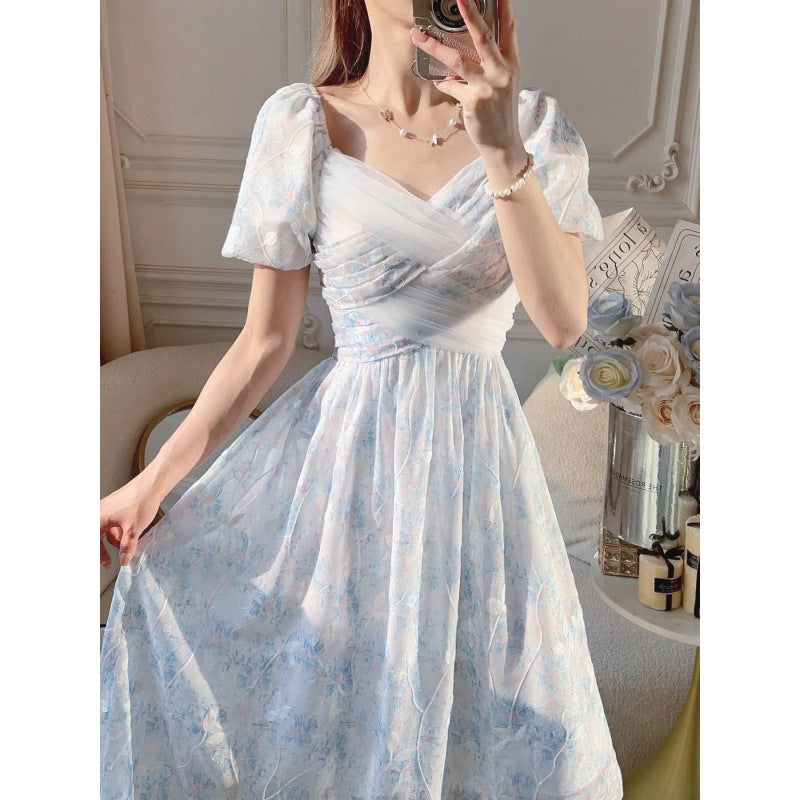 Romantic Aura High Sense Special-interest Design Scheming First Love Fairy Dress