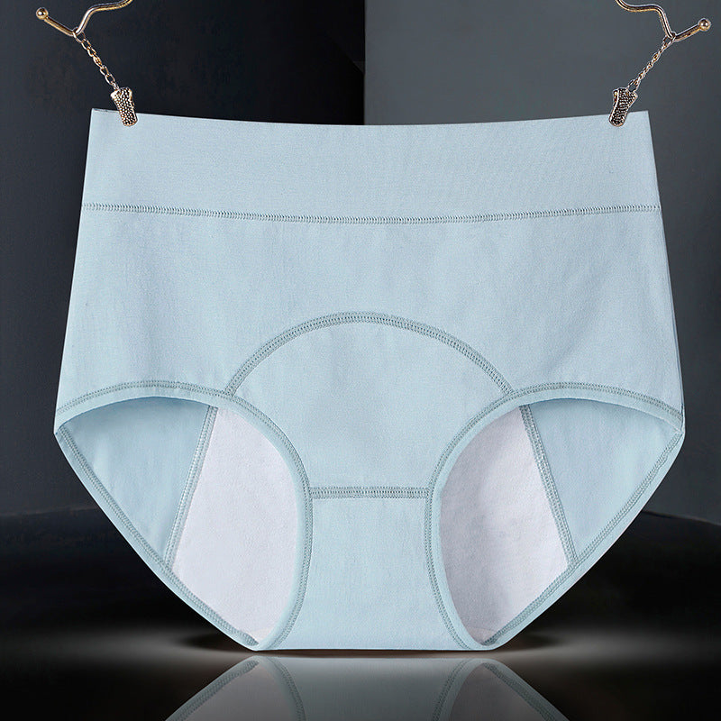Women's Cotton High-waist Physiological Underwear