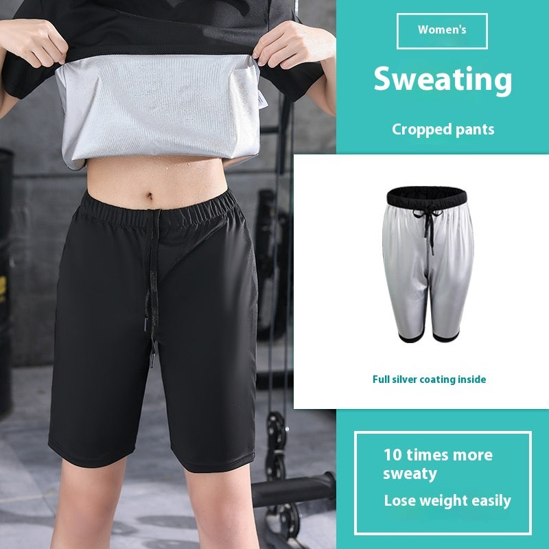 Violently Sweat Suit Women's Suit Plus Size Exercise Short Sleeve
