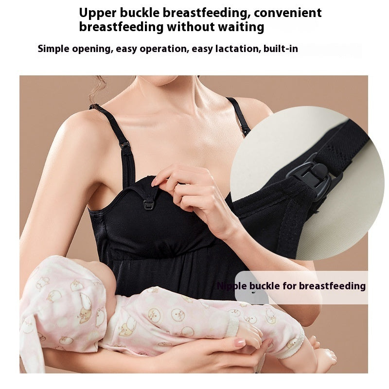 Maternity Breastfeeding Underwear Detachable Sling With Chest Pad During Pregnancy