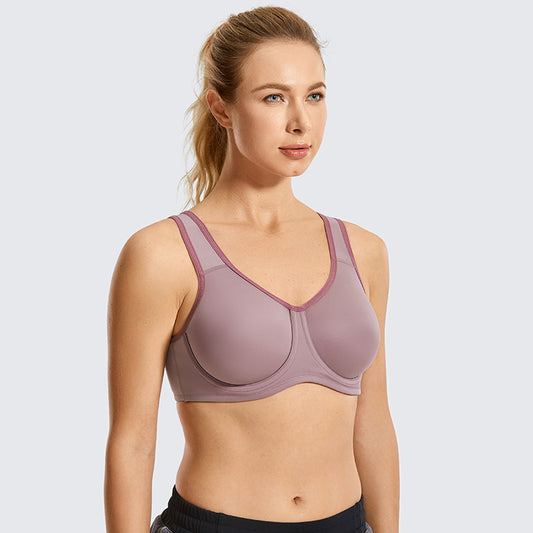 Women's Fashion Simple Shockproof Sports Underwear Bra