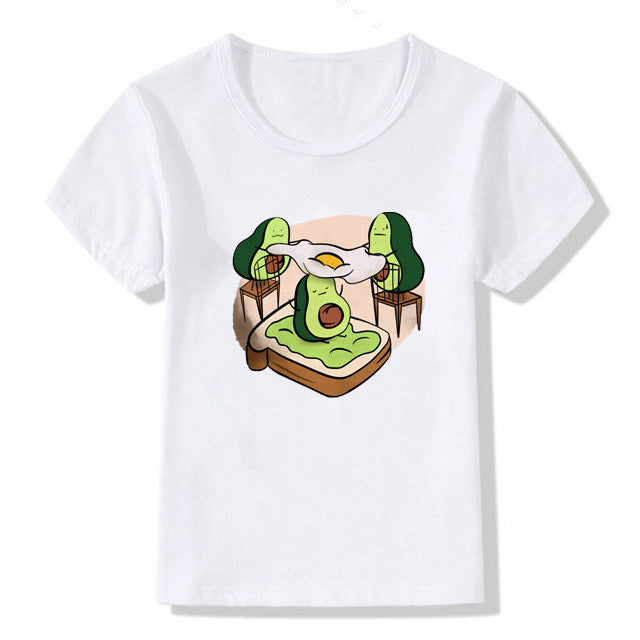 Kids Summer New Cute Vegan Boys Girls T Shirt